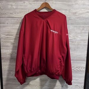 Wrangler Red Pullover Sweatshirt
